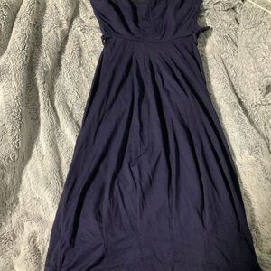 Lululemon no limits dress navy blue athletic travel dress size 4